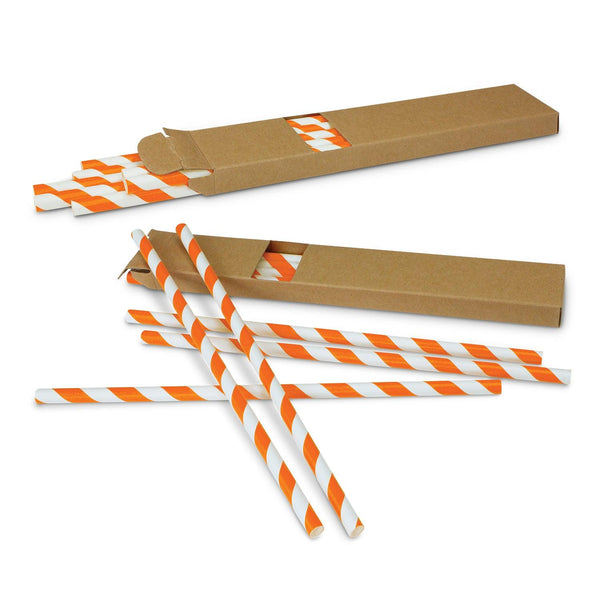 Custom Branded Paper Drinking Straws - Promo Merchandise