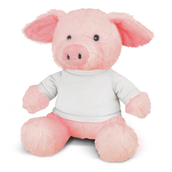 Custom Branded Pig Plush Toy - Promo Merchandise